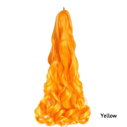 women's French curl braids