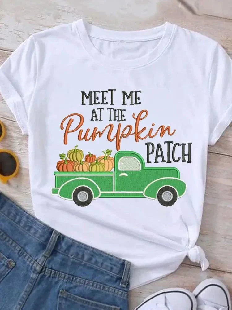 Pumpkin Thanksgiving Fall Autumn T-shirt