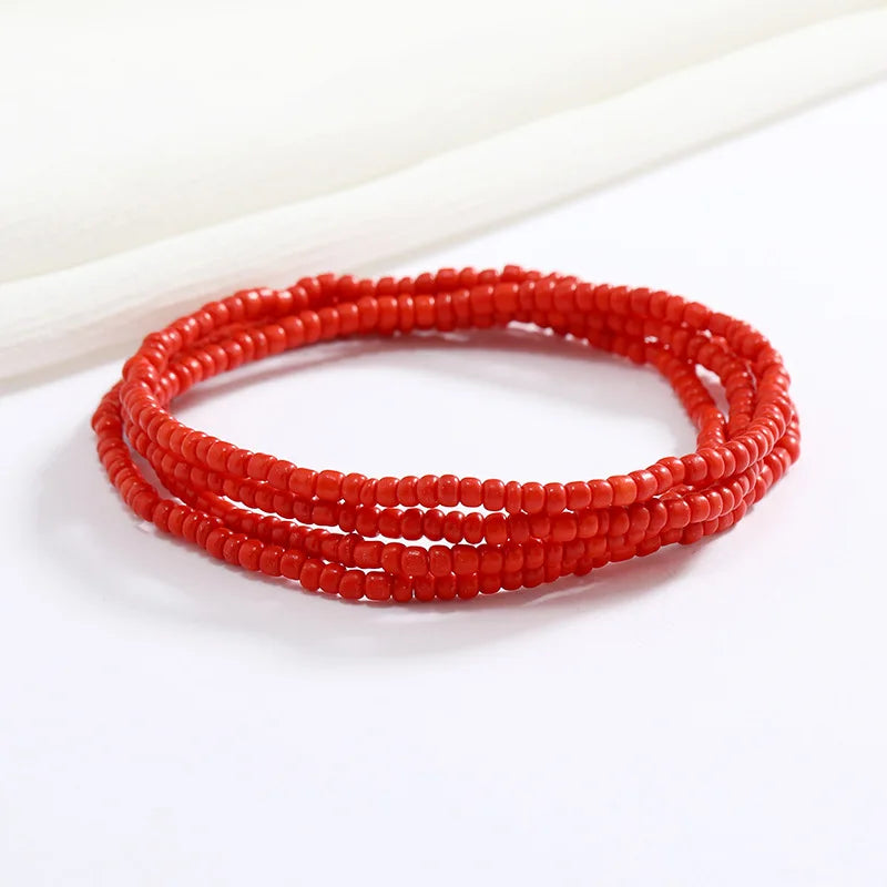 Summer Women's Beach Beads Waist Chain