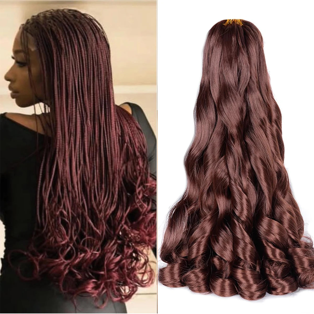 Women's French Curly Braiding Hair