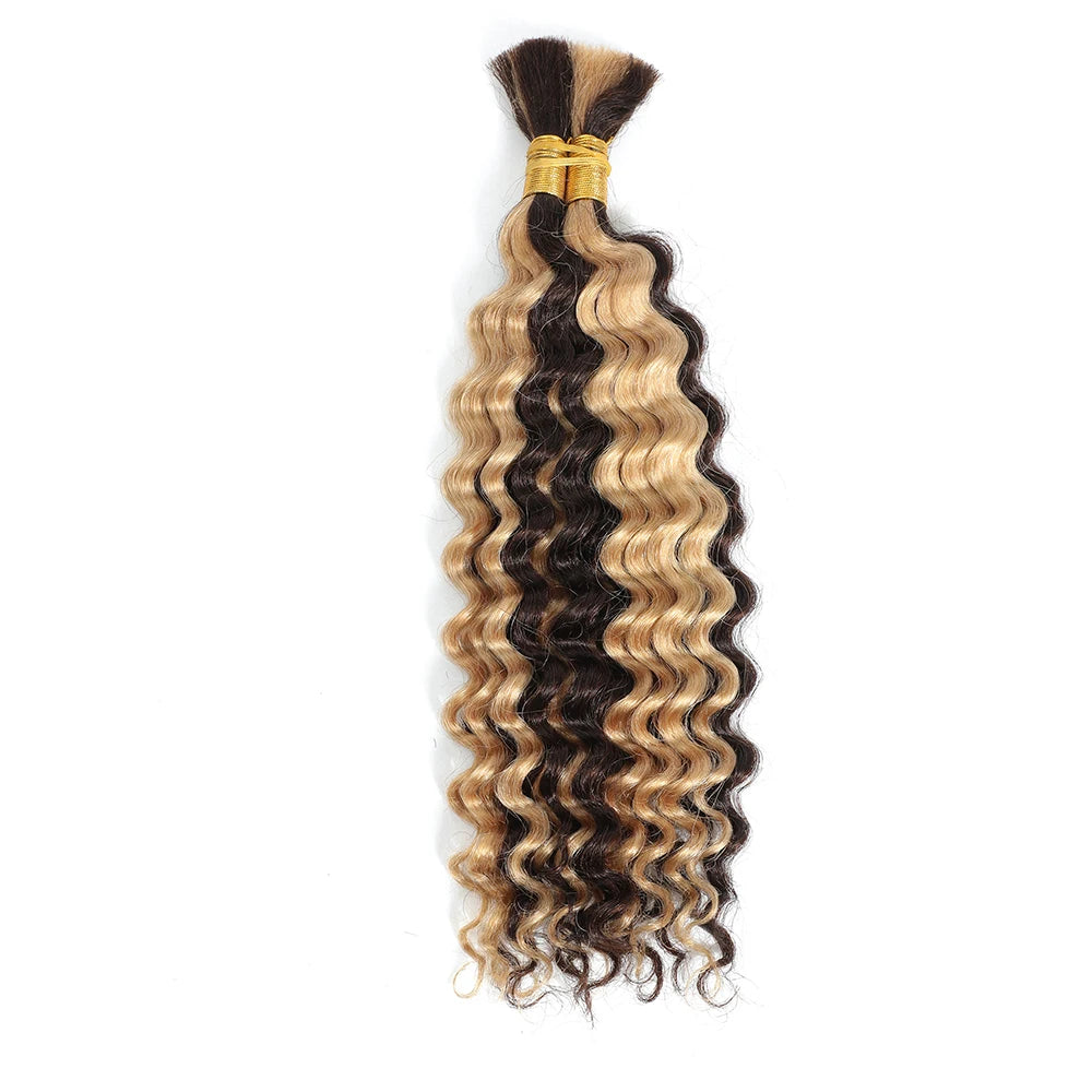 Human Hair Curly Braiding Hair