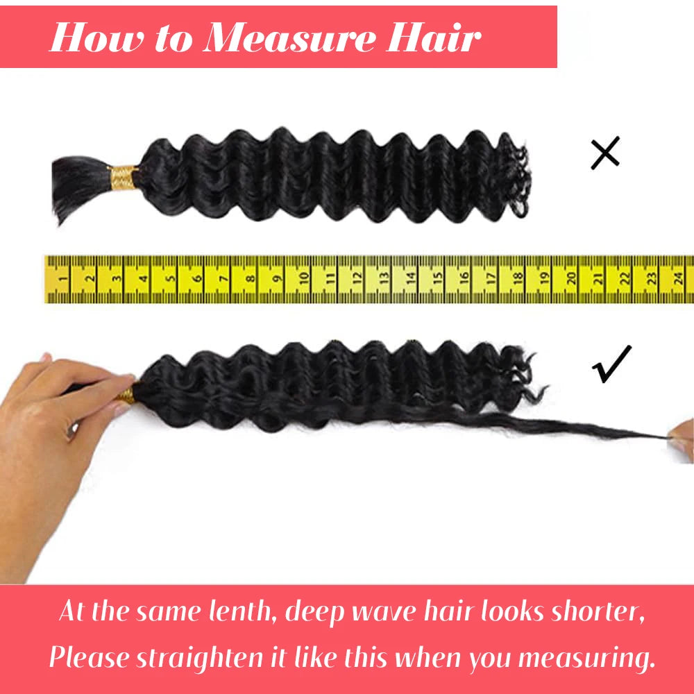 Human Hair Curly Braiding Hair