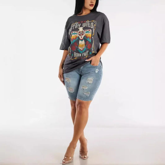 Women's Denim Shorts Pants