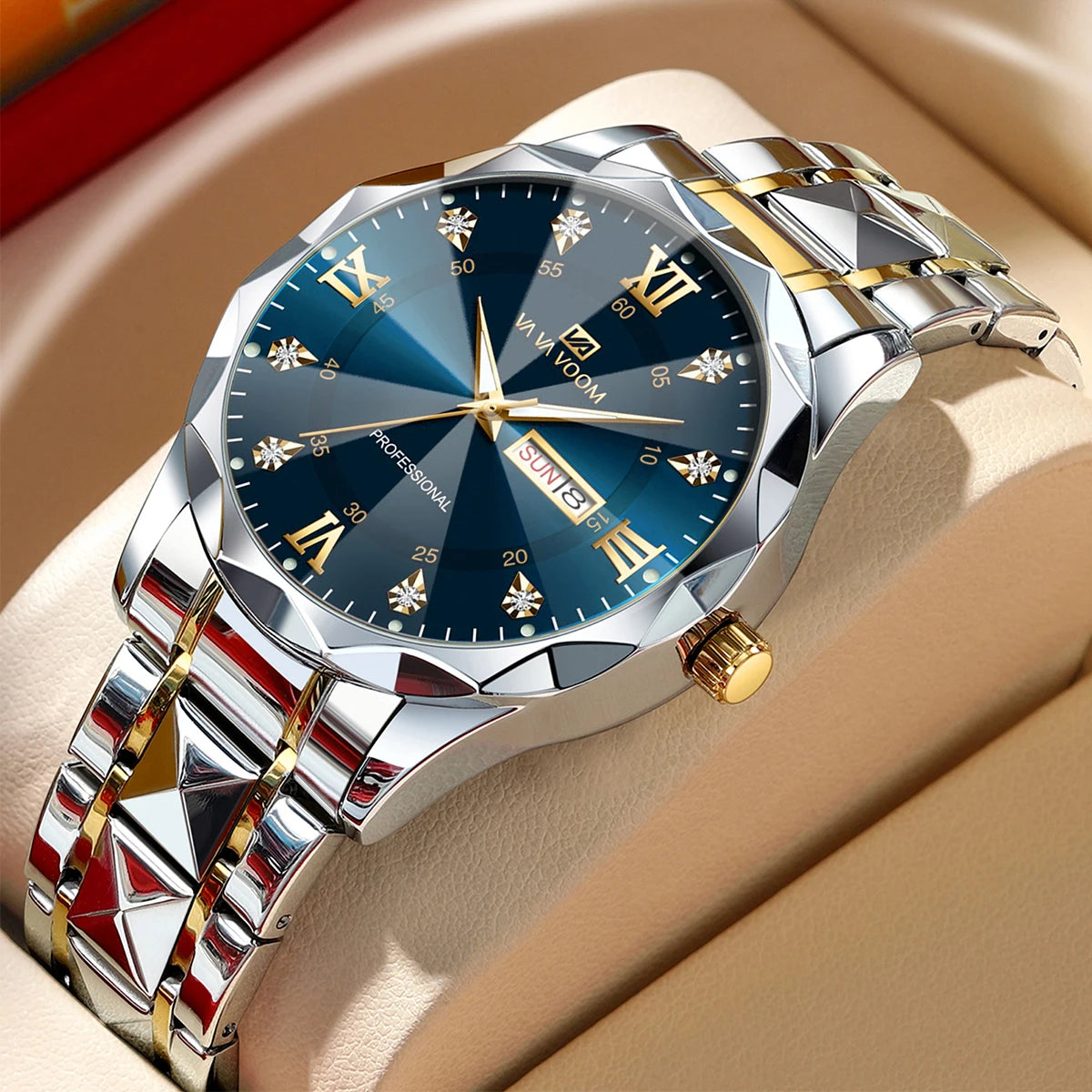 Men's Luxury Water Diamond Watch