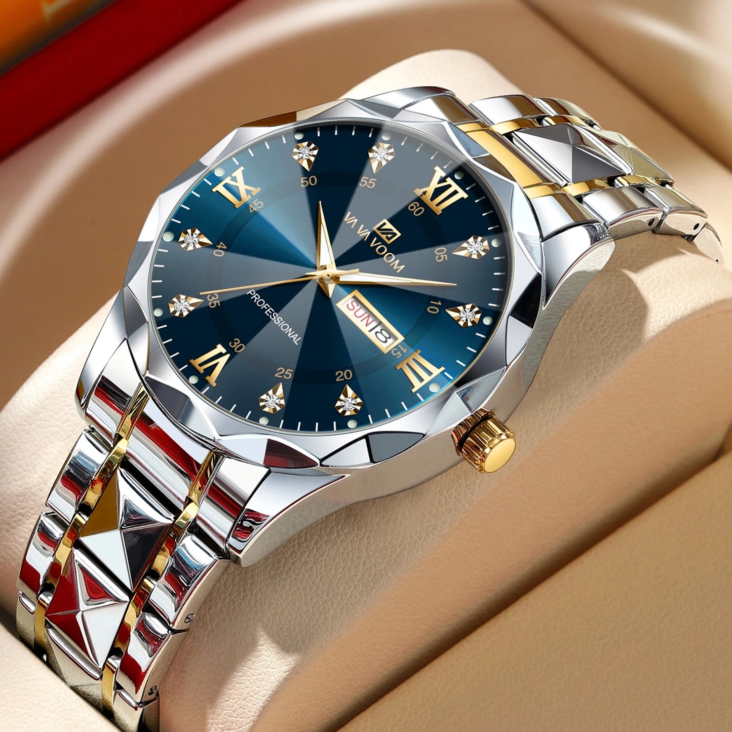 Men's Luxury Water Diamond Watch