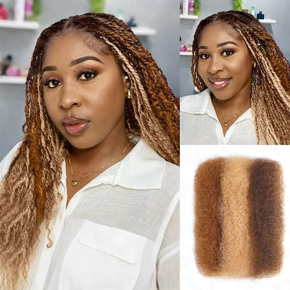 Women's Kinky Curly Bulk Braid