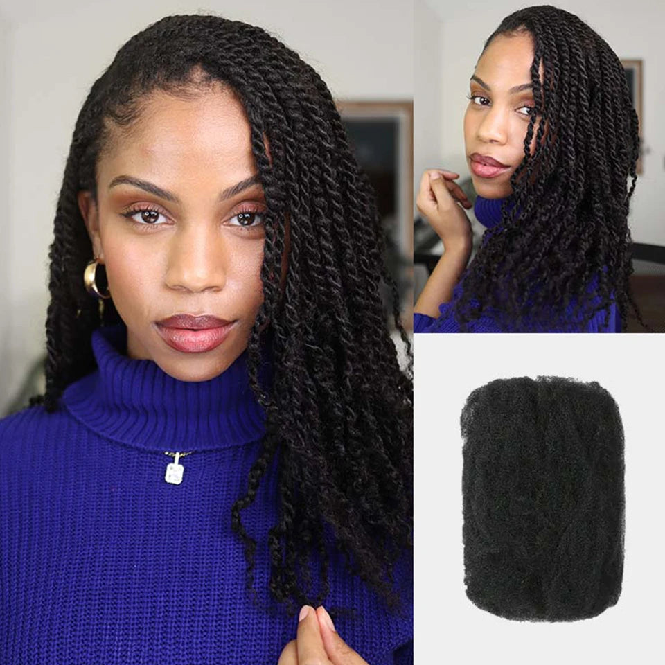 Women's Kinky Curly Bulk Braid