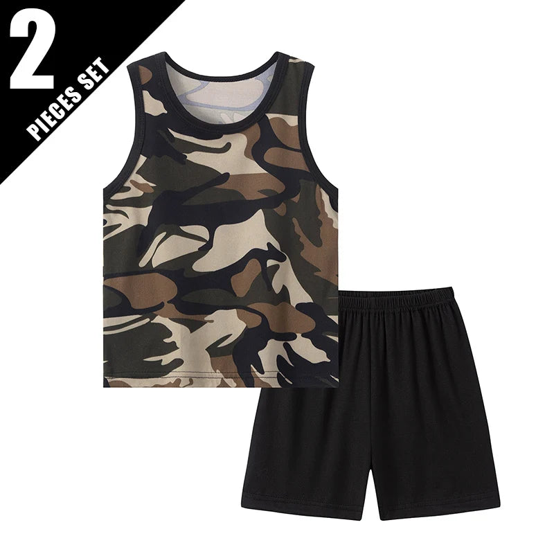2-pieces children's summer shirts and pants