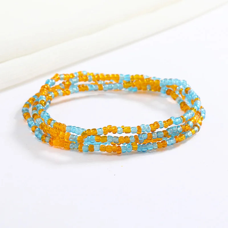 Summer Women's Beach Beads Waist Chain