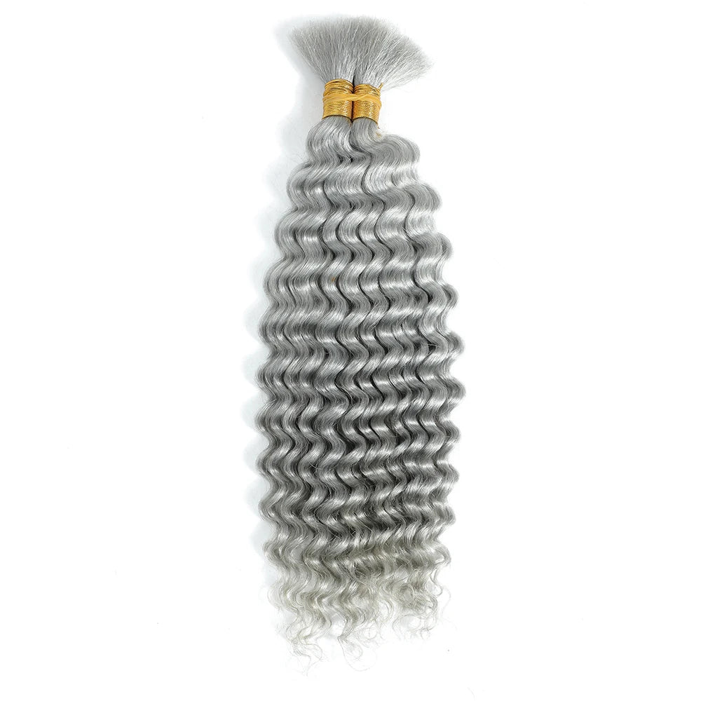 Human Hair Curly Braiding Hair