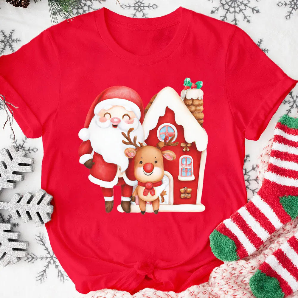 Women's Vintage Christmas T-Shirt