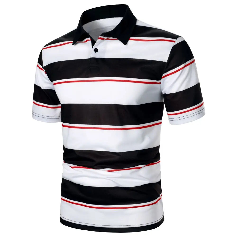 Men's Short Sleeve Summer Polo Shirt