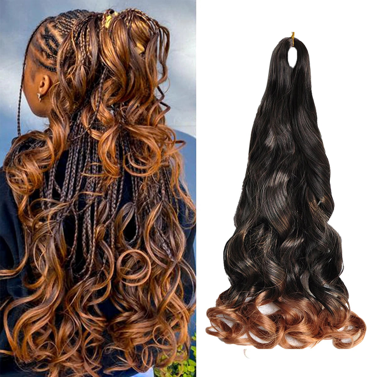 Women's French Curly Braiding Hair