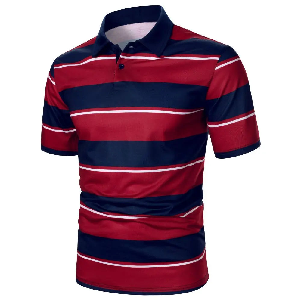 Men's Short Sleeve Summer Polo Shirt