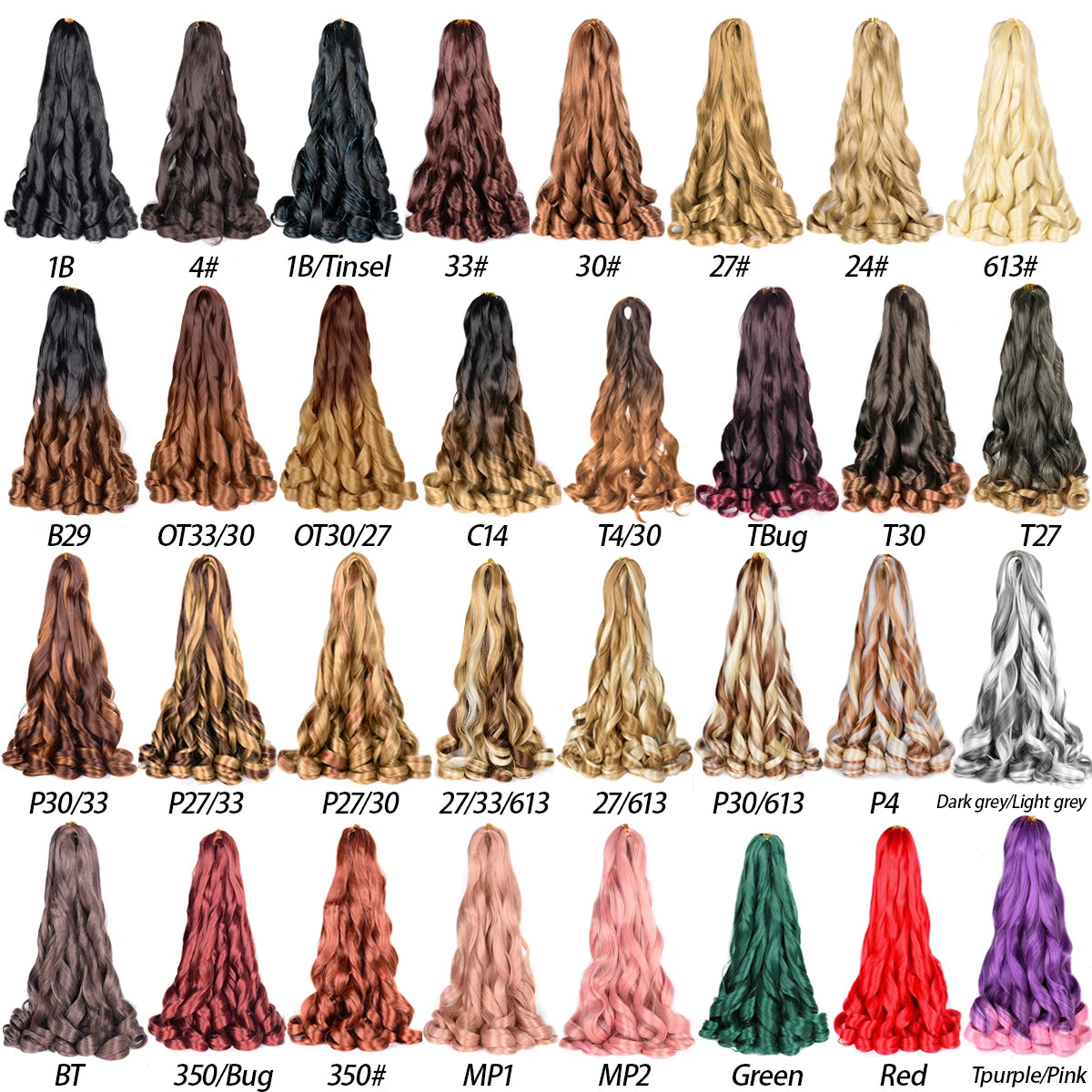 Women's French Curly Braiding Hair