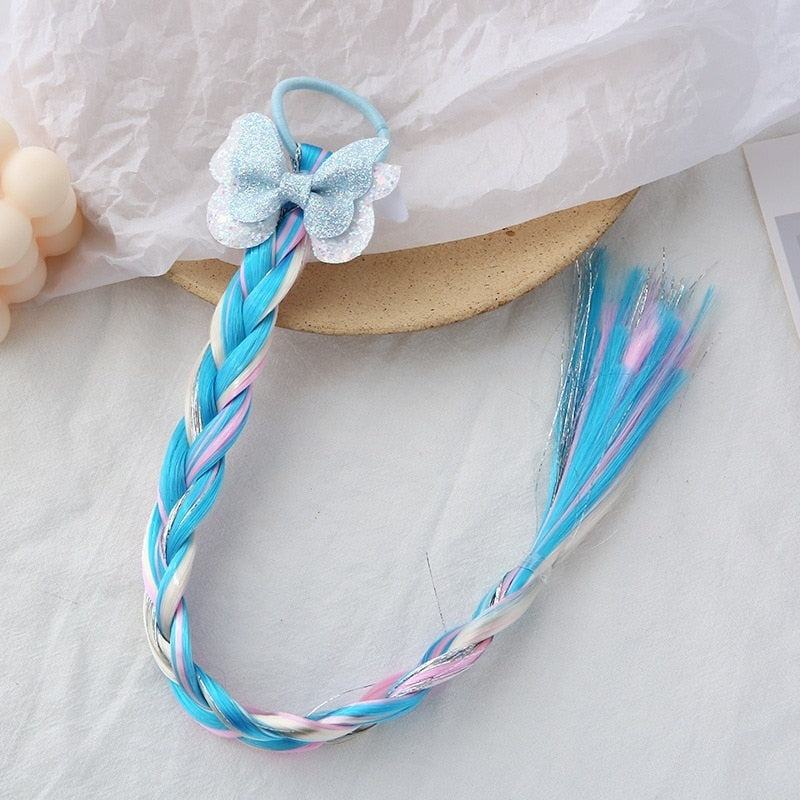 2023 New Girls butterfly Colorful Braid HeadbandMisthere K. - All rights reserved