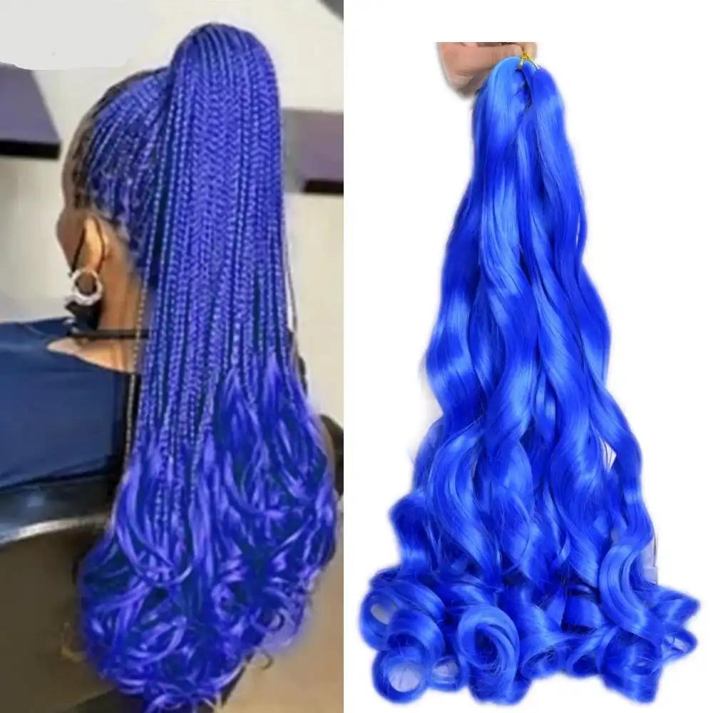 24inch Synthetic Loose Wave Spiral French curl braiding hair Misthere K. - All rights reserved