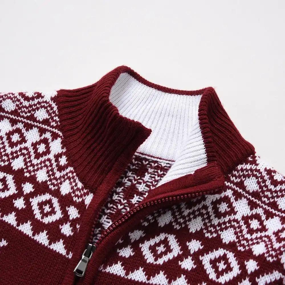 Mens Christmas Cardigan Sweater