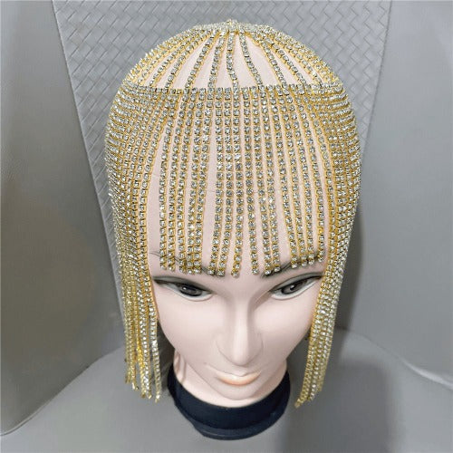 European and American Ornament Full Rhinestone Tassel WigMisthere K. - All rights reserved