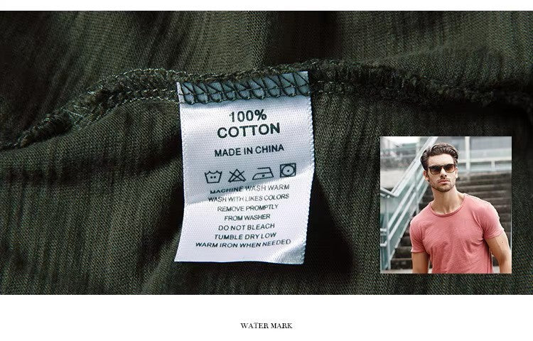 100% Cotton Men's Summer T-shirt