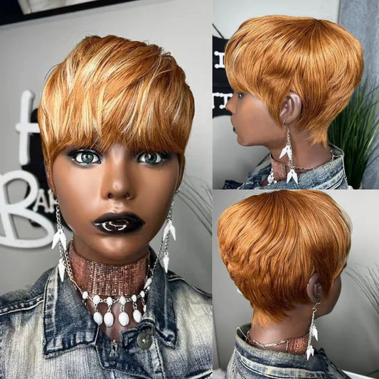 Women's Short Wig for Black Female