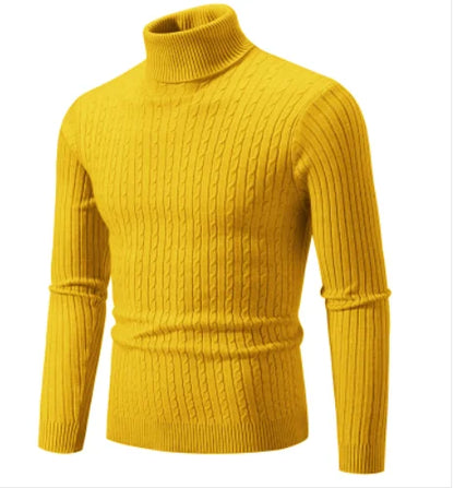 Autumn Winter Men's Turtleneck Sweaters