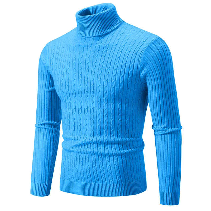 Autumn Winter Men's Turtleneck Sweaters