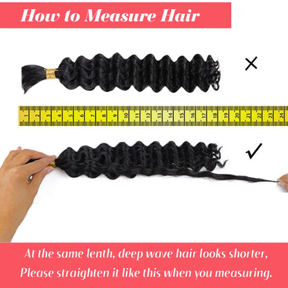 Human Hair Curly Braiding Hair