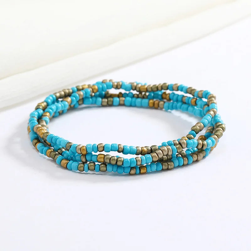 Summer Women's Beach Beads Waist Chain