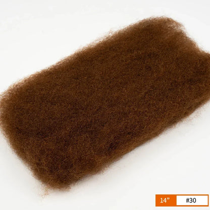 women's kinky Curly Bulk Human Hair braid