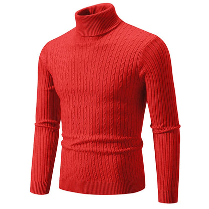 Autumn Winter Men's Turtleneck Sweaters