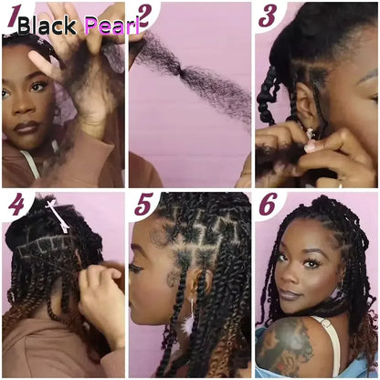 women's kinky Curly Bulk Human Hair braid