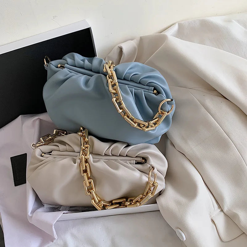 Women's Gold Chain Crossbody Handbags