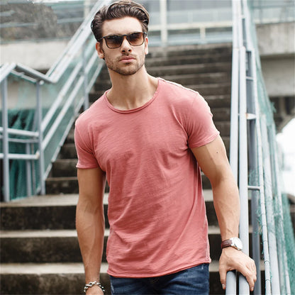 100% Cotton Men's Summer T-shirt