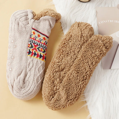 Women's and Men's non- slip thermal socks