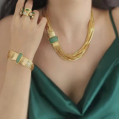 Women's Necklace Bracelet Sets