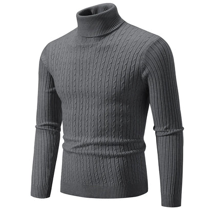 Autumn Winter Men's Turtleneck Sweaters