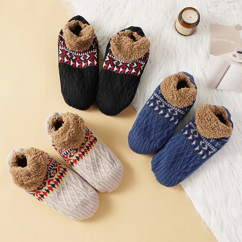 Women's and Men's non- slip thermal socks