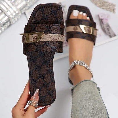 Women's Summer Slippers Solid Color