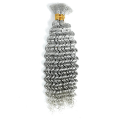 Human Hair Curly Braiding Hair