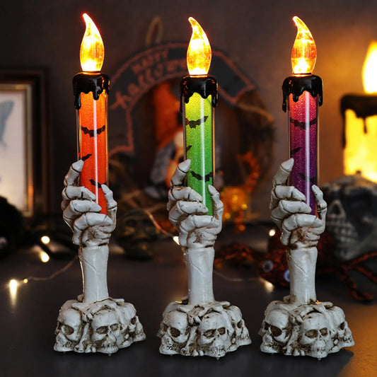 Halloween candle light