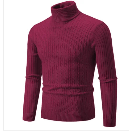 Autumn Winter Men's Turtleneck Sweaters