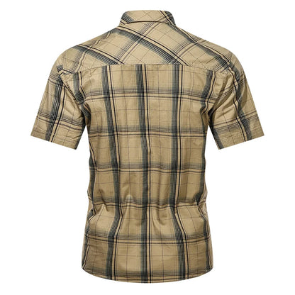 Men Summer Short-sleeve Cotton Shirts
