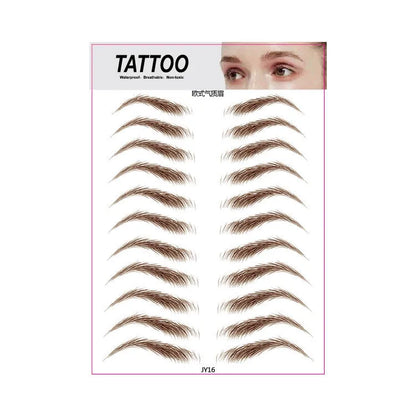 Waterproof Eyebrow Tattoo Stickers for Women's
