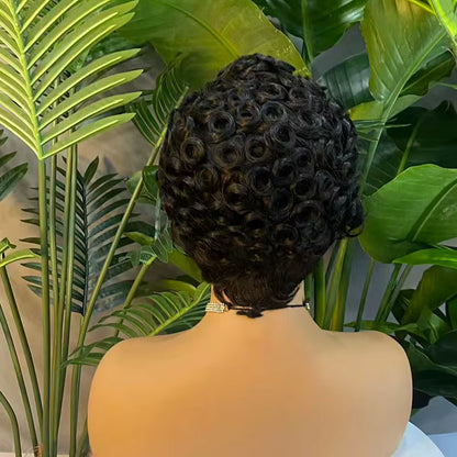 Short Wave Pixie Cut Brazilian Human Hair Wig
