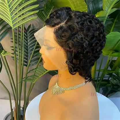 Short Wave Pixie Cut Brazilian Human Hair Wig