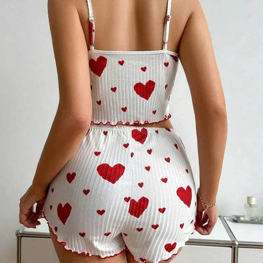 Women's Pajamas Set Sleepwear Tank Tops and Shorts for Women