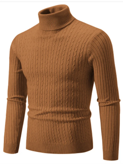 Autumn Winter Men's Turtleneck Sweaters