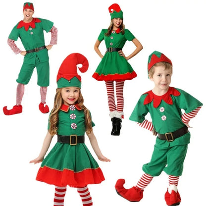 Children's and Adult Christmas Party Clothing Sets
