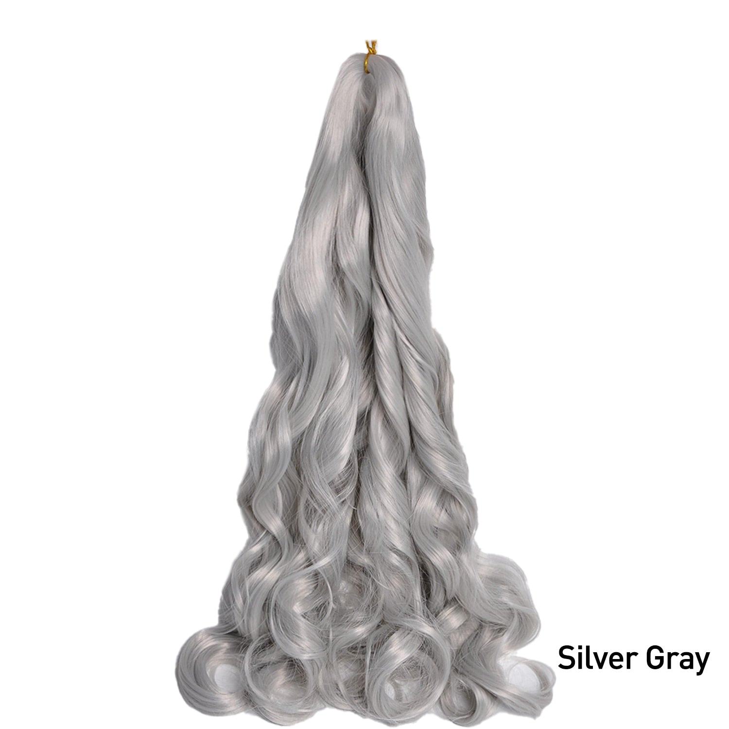 14 18 22 Inch Synthetic French Curly Crochet BraidsMisthere K. - All rights reserved